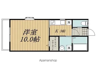 メロウキャッスルみょう【1階】の間取り